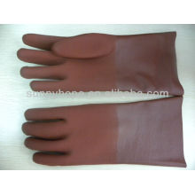 Raue sandige PVC-beschichtete Handschuhe